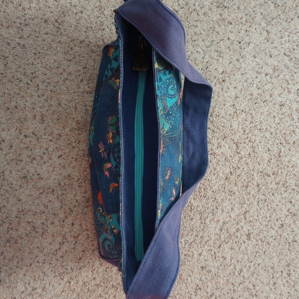 Laurel Burch Blue Cat Purse - Picture 5 of 10